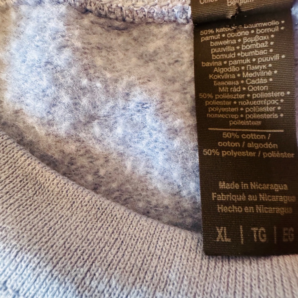 Pokémon Lucario Embroidered Crewneck Sweatshirt XL Blue Graphic Pullover Anime - Picture 8 of 14